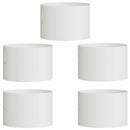 vidaXL Ültető gyűrű 5 pcs Fehér 30 x 30 x 20 cm Hidegen hengerelt acél