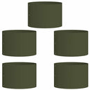 vidaXL Ültető gyűrű 5 pcs Olajzöld 30 x 30 x 20 cm