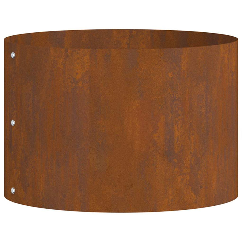 vidaXL Kerti cserép Barna 30 x 30 x 20 cm Corten acél