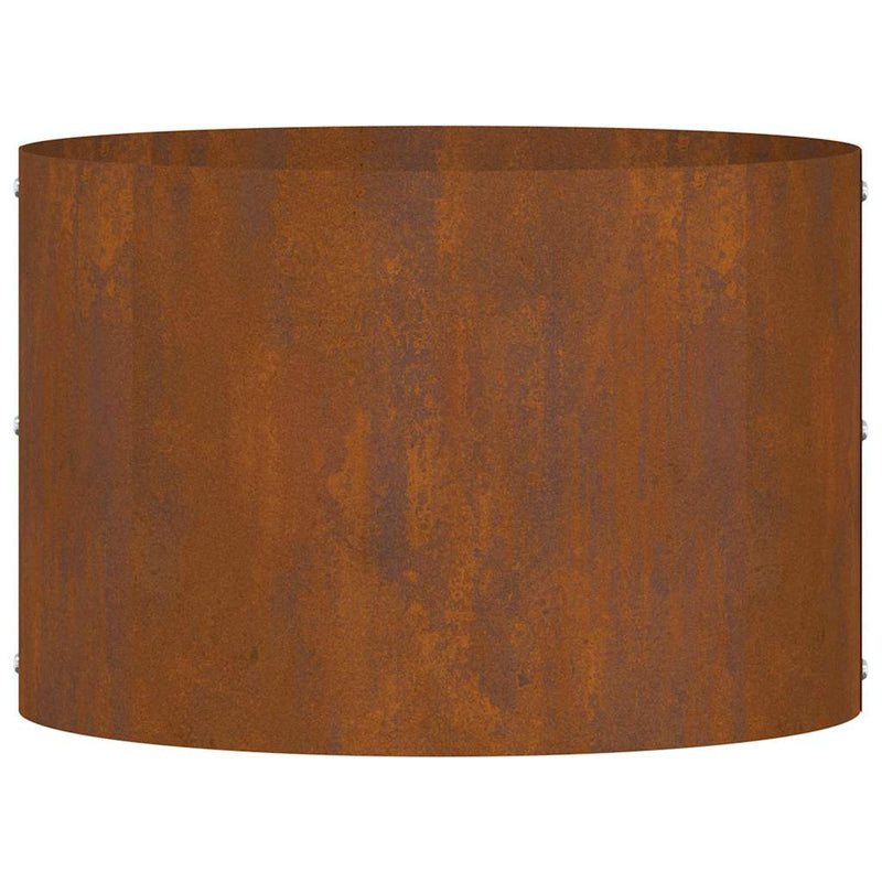 vidaXL Kerti cserép Barna 30 x 30 x 20 cm Corten acél