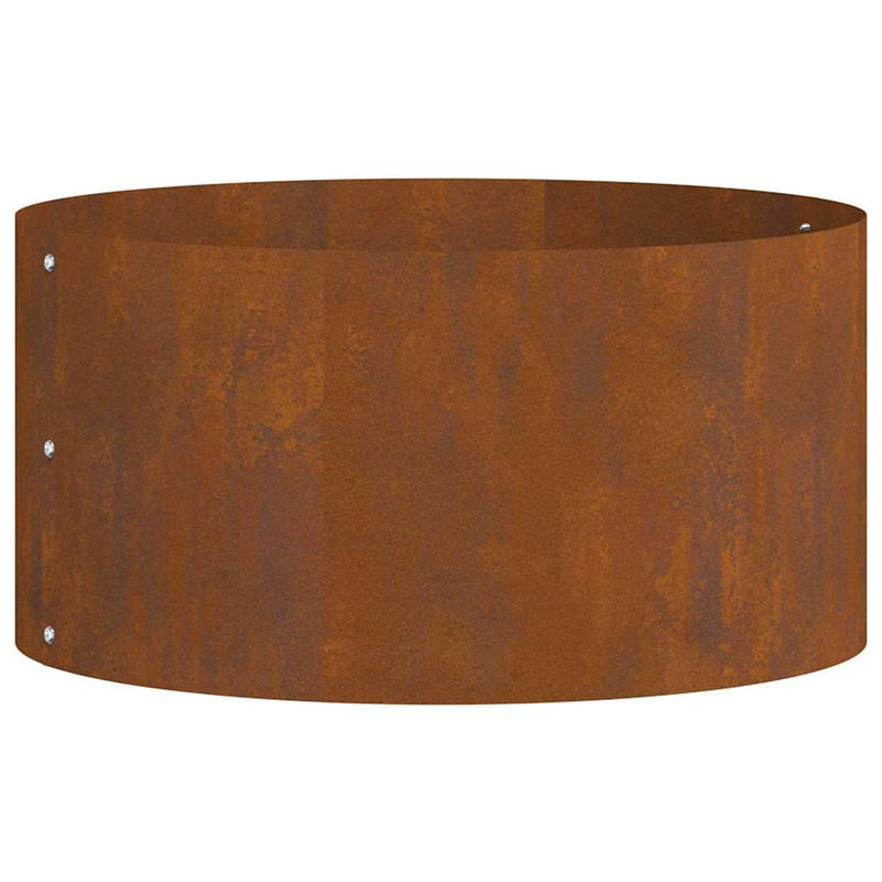 vidaXL Kerti cserép Barna 40 x 40 x 20 cm Corten acél