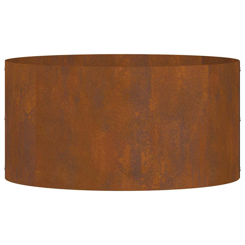 vidaXL Kerti cserép Barna 40 x 40 x 20 cm Corten acél