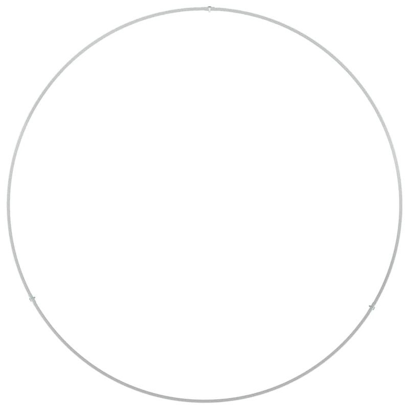 vidaXL Kerti ültetők 5 pcs Fehér 80 x 80 x 20 cm Acél