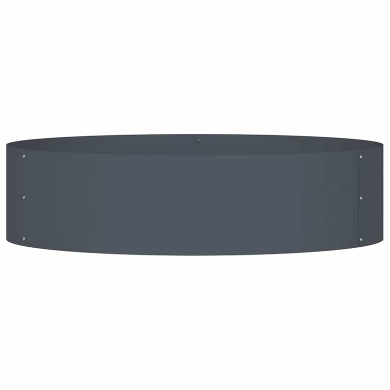 vidaXL Kerti ültetők 5 pcs Antracit 80 x 80 x 20 cm Acél
