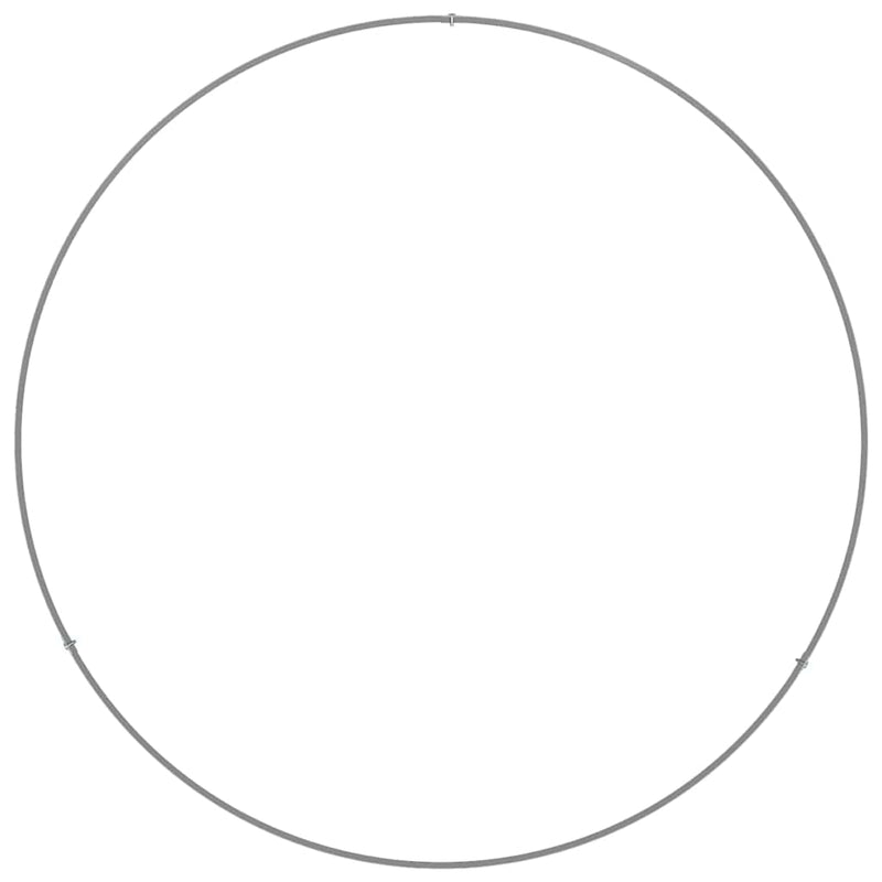 vidaXL Kerti cserép Ezüst 80 x 80 x 20 cm Horganyzott acél