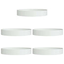 vidaXL Ültető gyűrű 5 pcs Fehér 120 x 120 x 20 cm