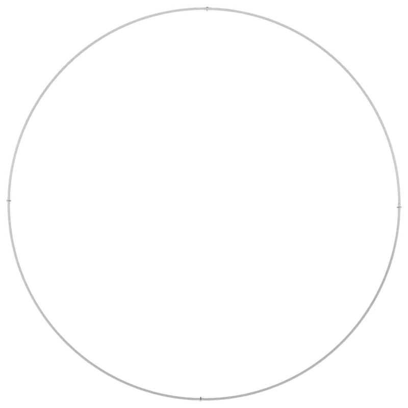 vidaXL Kerti ültetők 5 pcs Fehér 120 x 120 x 20 cm Acél