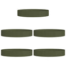 vidaXL Ültető gyűrű 5 pcs Olajzöld 120 x 120 x 20 cm