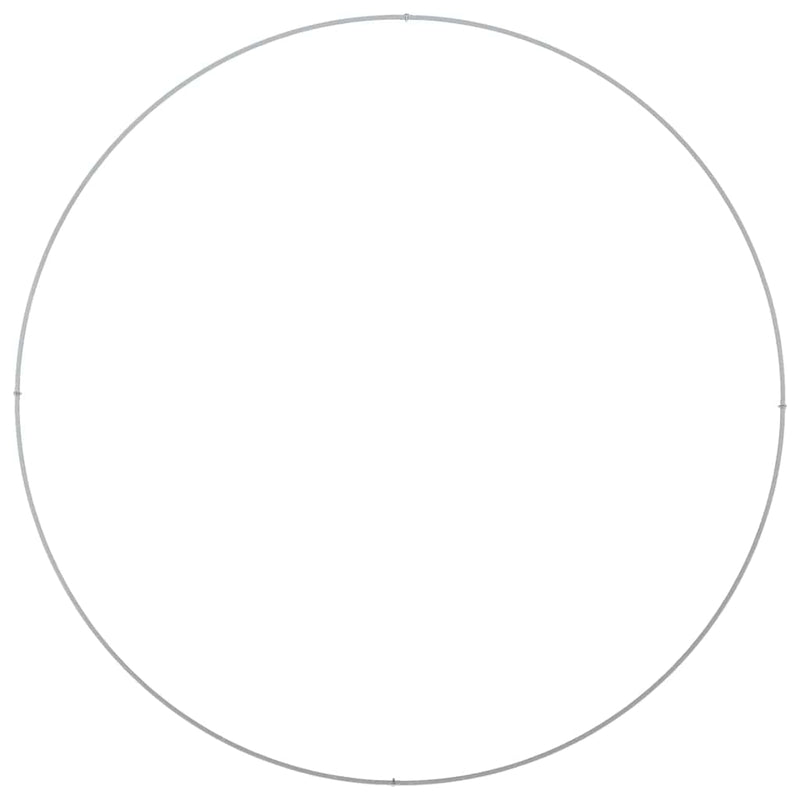 vidaXL Kerti ültetők 5 pcs Ezüst 120 x 120 x 20 cm Horganyzott acél