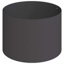 vidaXL Kerti cserép Fekete 90 x 90 x 20 cm Hidegen hengerelt acél