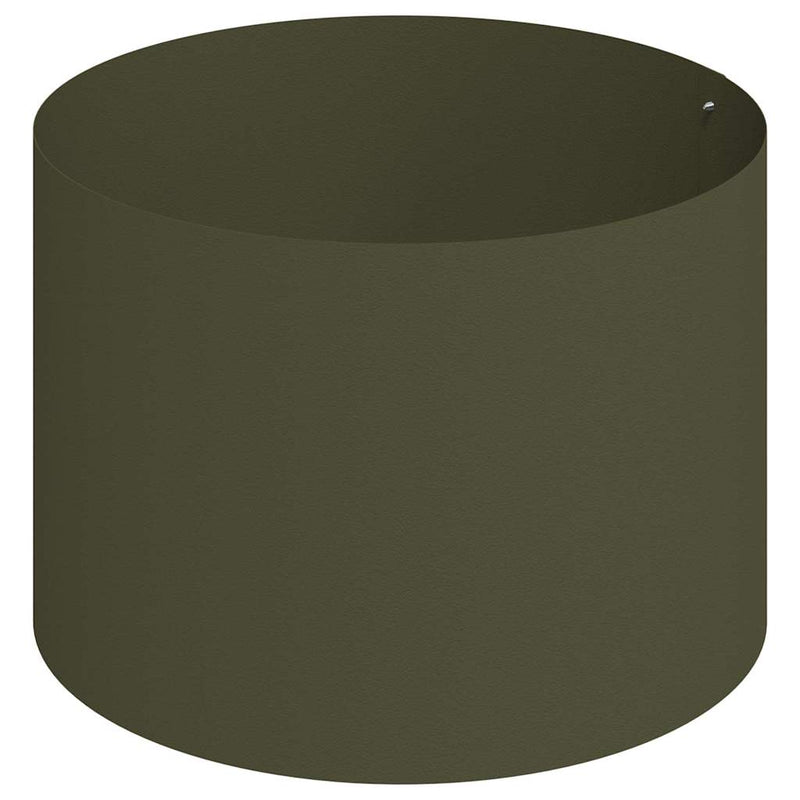 vidaXL Kerti cserép Oliva zöld 90 x 90 x 20 cm Acél