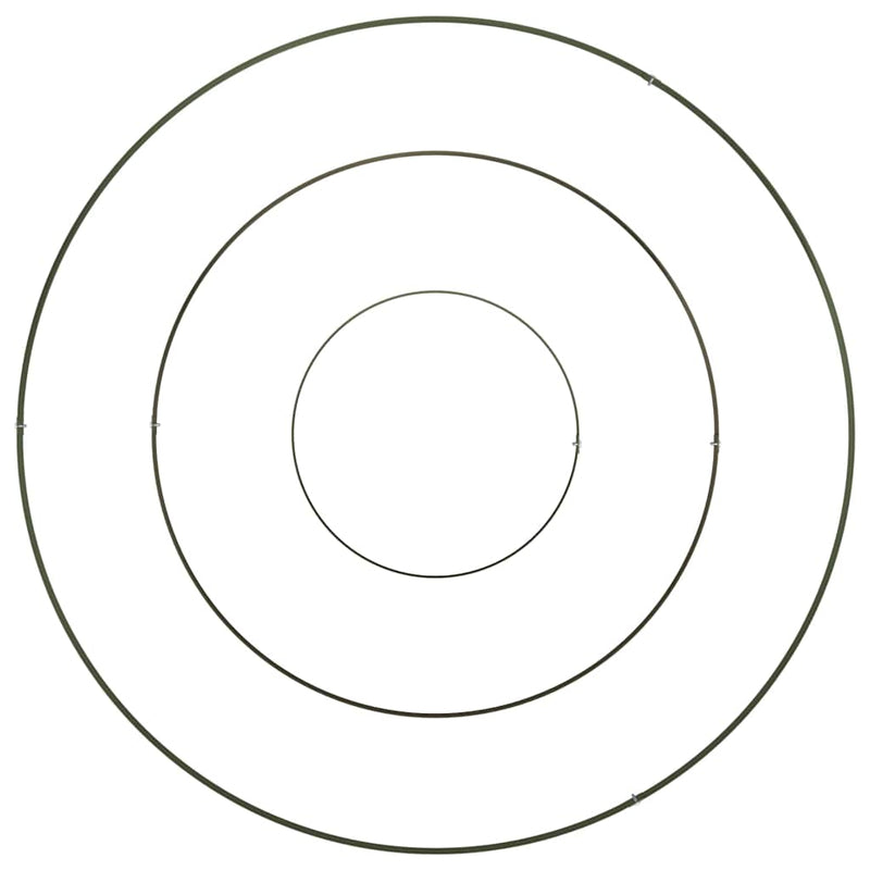 vidaXL Kerti cserép Oliva zöld 90 x 90 x 20 cm Acél