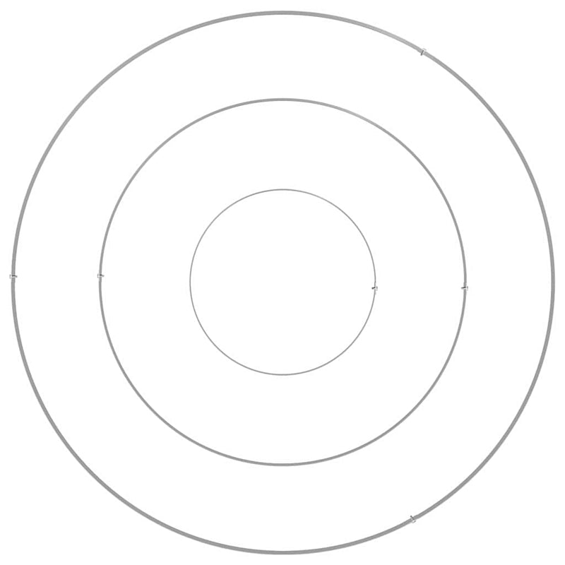 vidaXL Kerti cserép Ezüst 90 x 90 x 20 cm Rozsdamentes acél