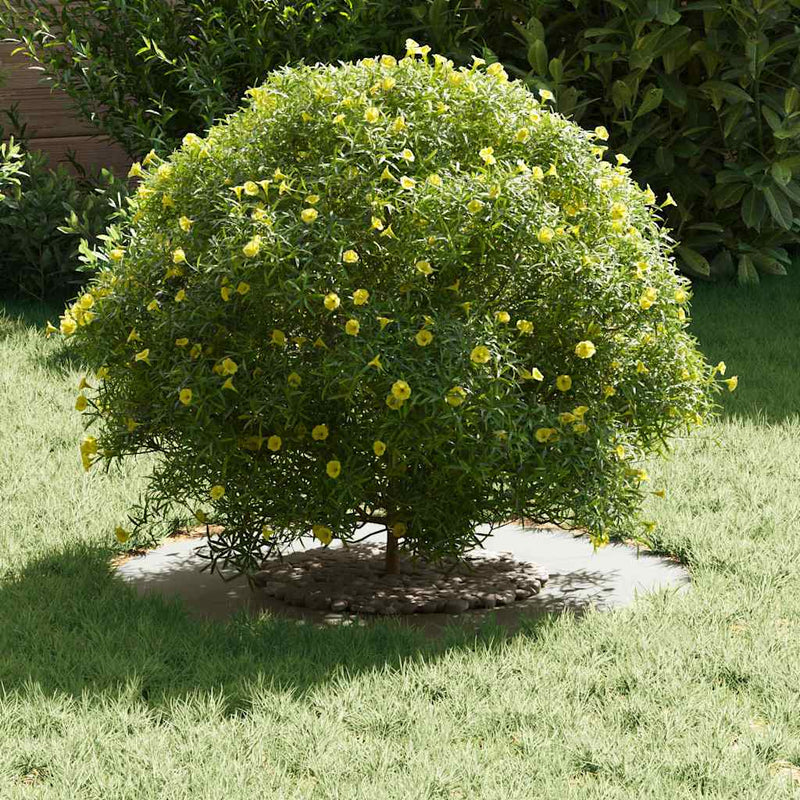 vidaXL Lapos fa körgyűrű Fehér Ø30 / 60 cm Acél