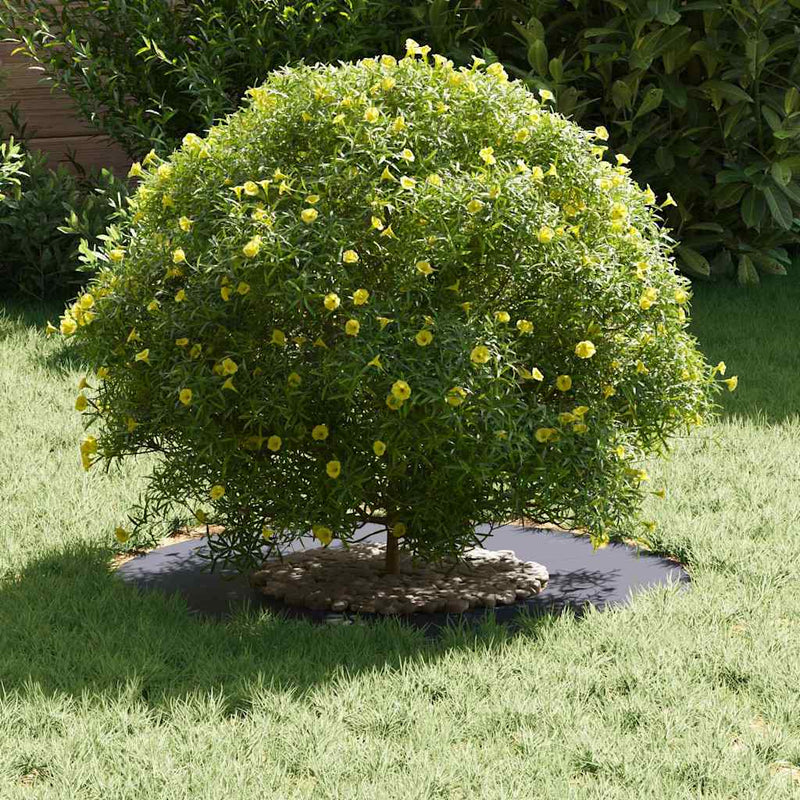 vidaXL Lapos fa körgyűrű Antracit Ø30 / 60 cm Acél