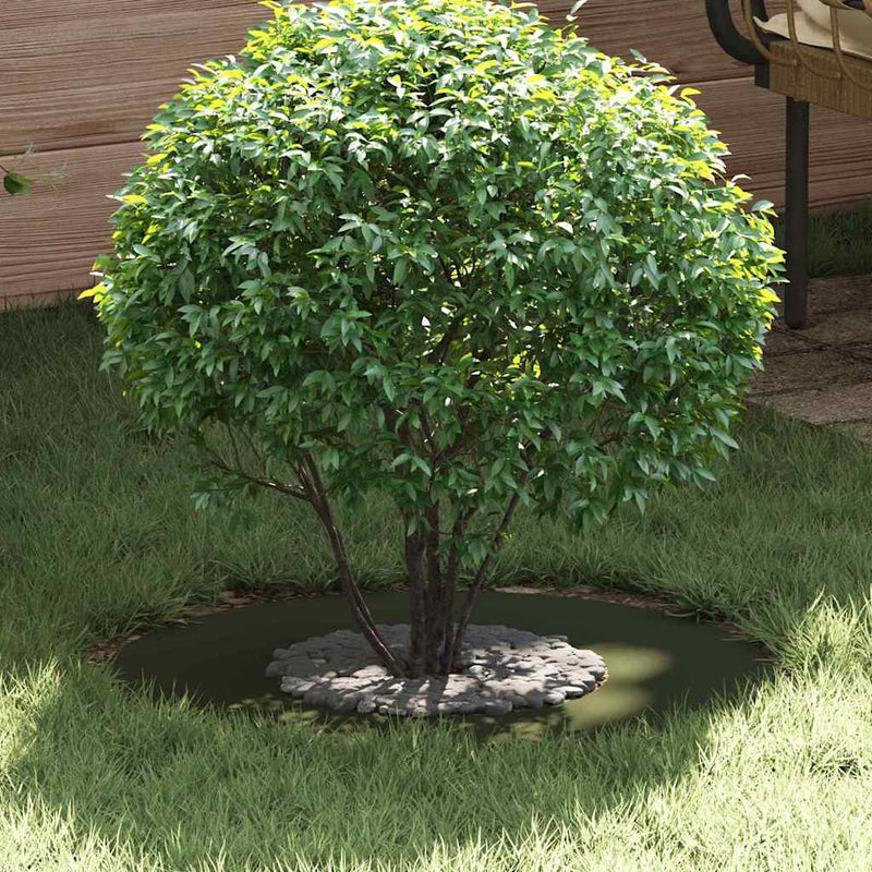vidaXL Lapított Fa Gyűrűk 5 pcs Oliva zöld Ø30 / 60 cm Acél