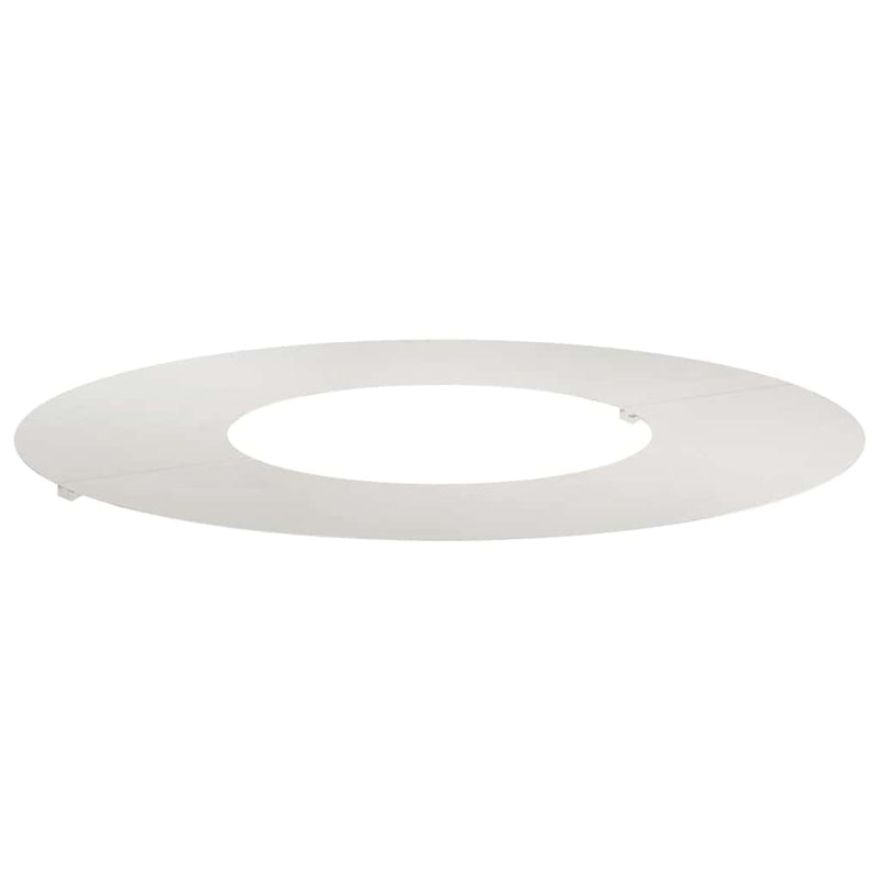 vidaXL Lapos fa körgyűrű Ezüst Ø30 / 60 cm Rozsdamentes acél