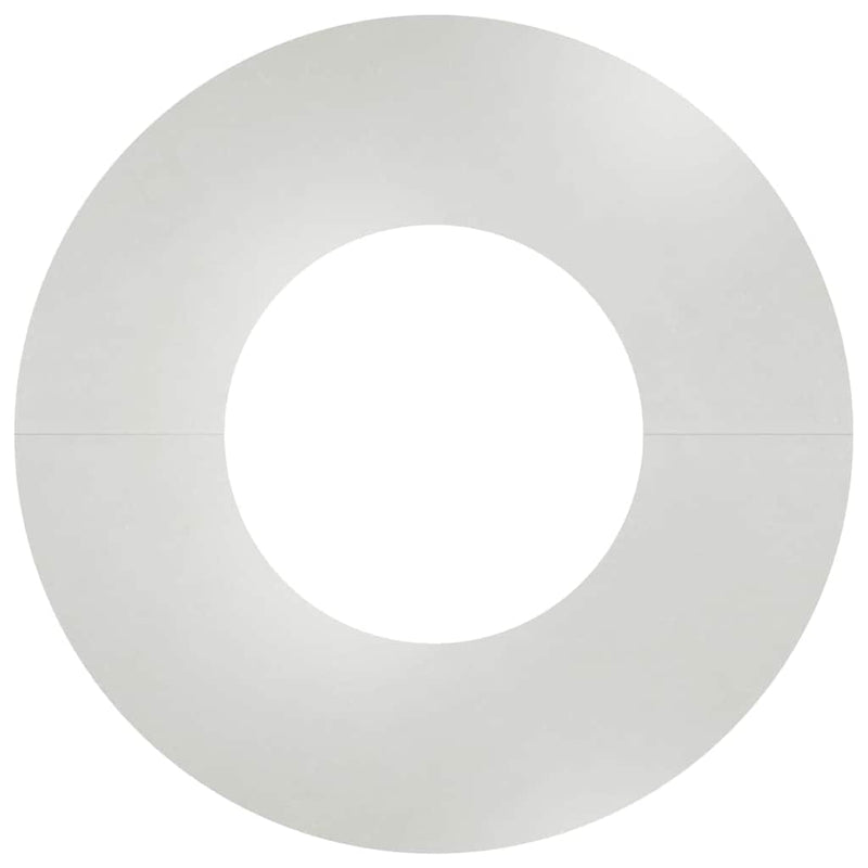 vidaXL Lapos fa körgyűrű Ezüst Ø30 / 60 cm Rozsdamentes acél