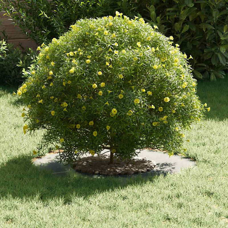 vidaXL Lapos fa körgyűrű Ezüst Ø30 / 60 cm Horganyzott acél