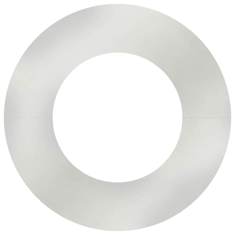 vidaXL Lapos fa körgyűrű Ezüst Ø40 / 70 cm Rozsdamentes acél