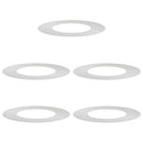 vidaXL Alkalmas lapos fa gyűrűkhez 5 pcs Ezüst Ø40 / 70 cm