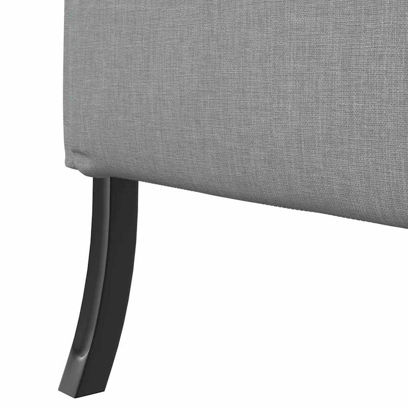 vidaXL Magas háttámlás szófák Világosszürke 109 x 56 x 121 cm szövet