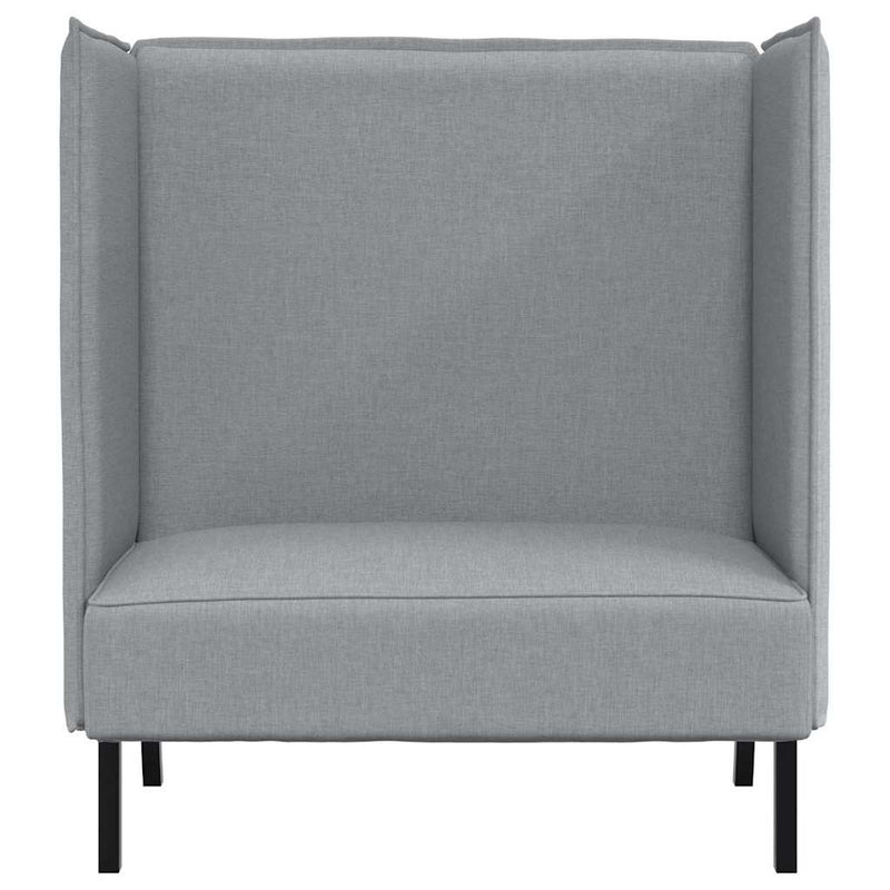vidaXL Magas háttámlás szófák Világosszürke 109 x 56 x 121 cm szövet