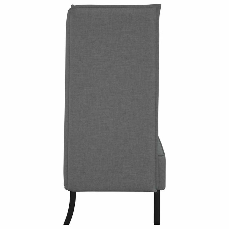 vidaXL Magas háttámlás szófák Sötétszürke 109 x 56 x 121 cm szövet