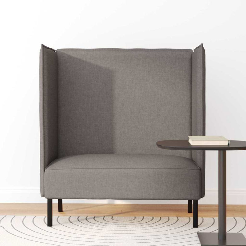 vidaXL Magas háttámlás szófák Tópszínű 109 x 56 x 121 cm szövet