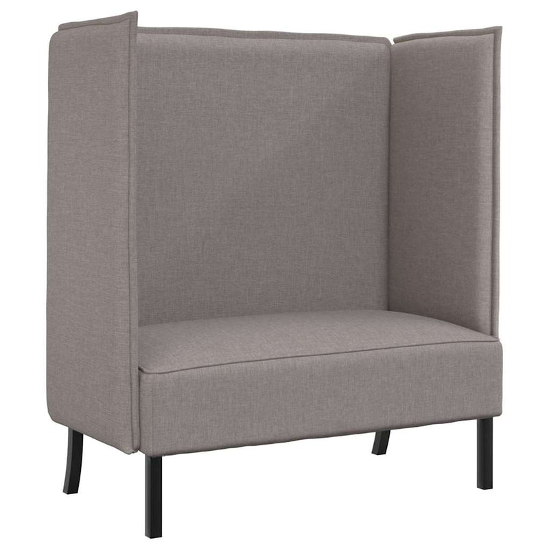 vidaXL Magas háttámlás szófák Tópszínű 109 x 56 x 121 cm szövet