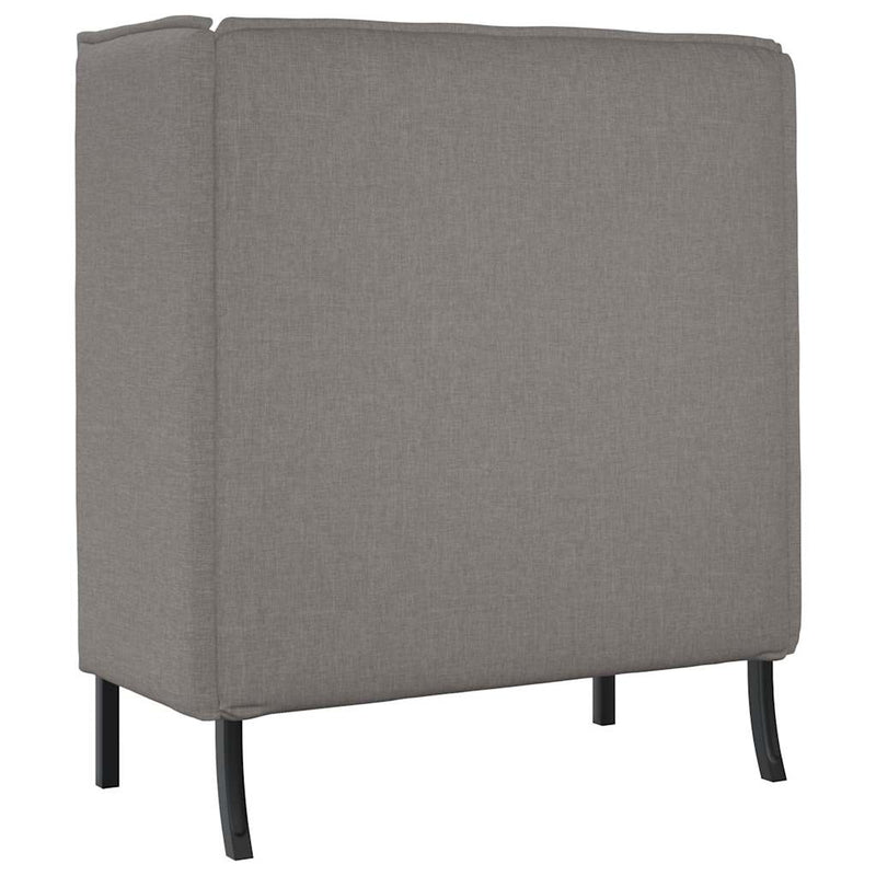 vidaXL Magas háttámlás szófák Tópszínű 109 x 56 x 121 cm szövet