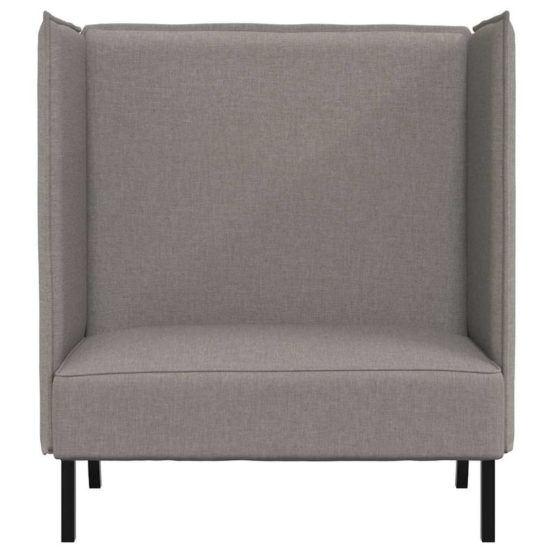 vidaXL Magas háttámlás szófák Tópszínű 109 x 56 x 121 cm szövet