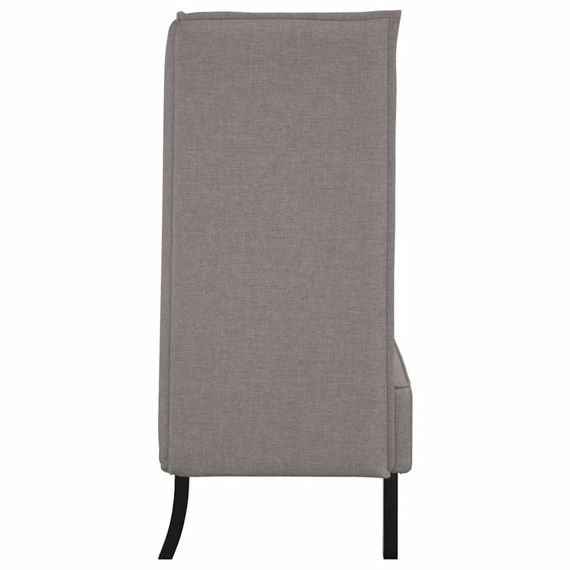 vidaXL Magas háttámlás szófák Tópszínű 109 x 56 x 121 cm szövet