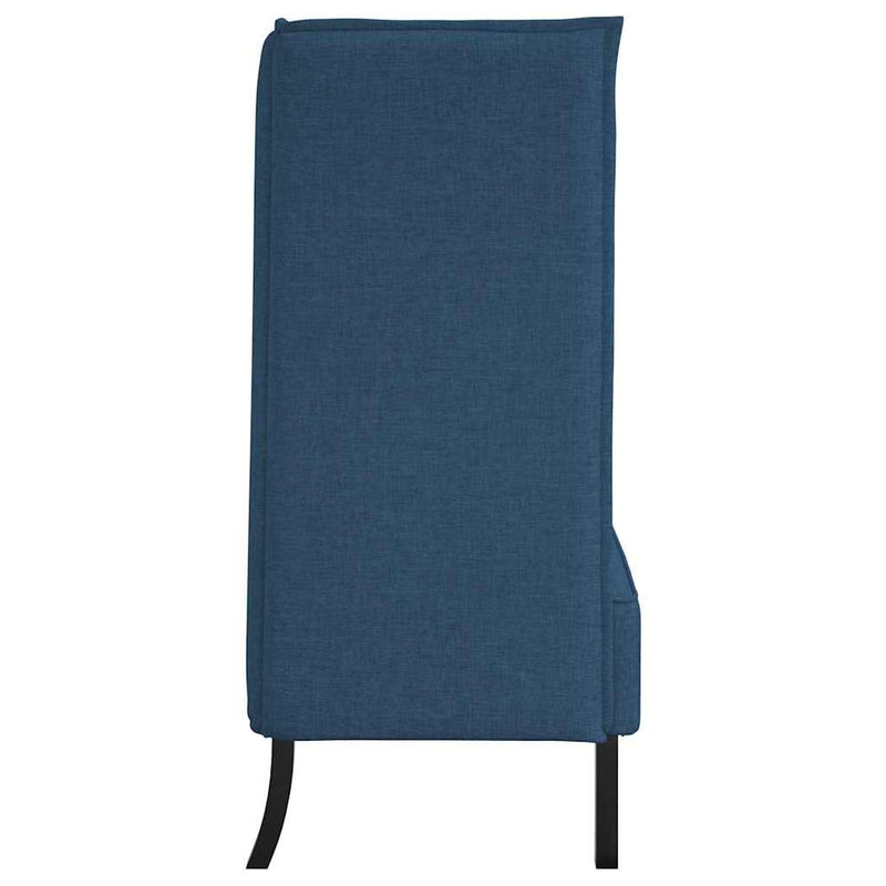 vidaXL Magas háttámlás szófák Kék 109 x 56 x 121 cm szövet