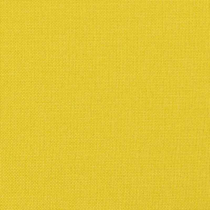 vidaXL Magas háttámlás szófák Halványsárga 109 x 56 x 121 cm szövet