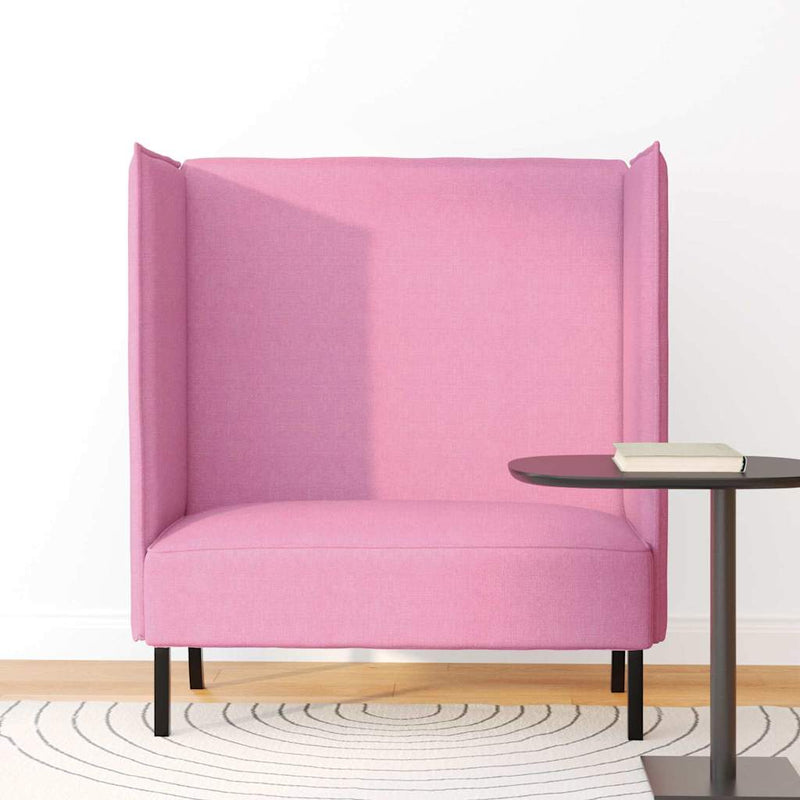 vidaXL Magas háttámlás szófák Rózsaszín 109 x 56 x 121 cm szövet