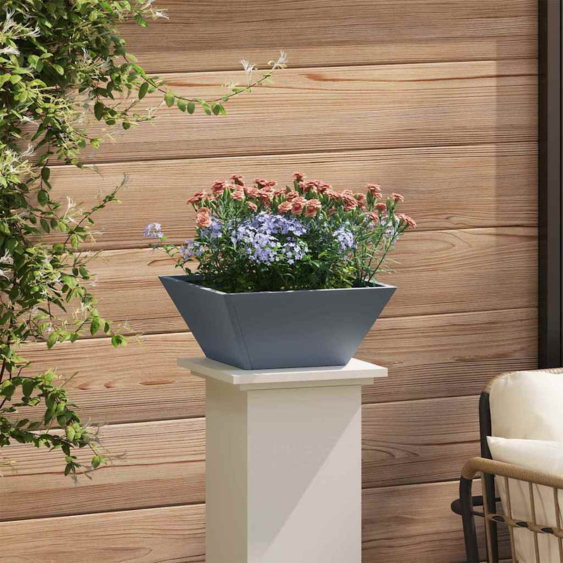 vidaXL Kerti Tál Ültető 5 pcs Antracit 35 x 35 x 15 cm Acél
