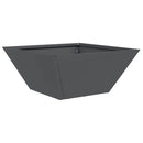 vidaXL Kerti cserép 5 pcs Antracit 35 x 35 x 15 cm