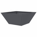 vidaXL Kerti cserép 5 pcs Antracit 35 x 35 x 15 cm