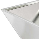 vidaXL Kerti cserép 5 pcs Ezüst 35 x 35 x 15 cm Rozsdamentes acél