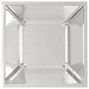 vidaXL Kerti cserép 5 pcs Ezüst 35 x 35 x 15 cm Rozsdamentes acél