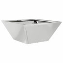 vidaXL Kerti cserép 5 pcs Ezüst 35 x 35 x 15 cm Horganyzott acél