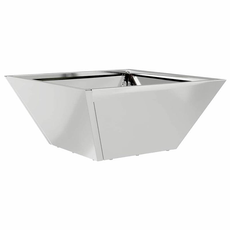 vidaXL Kerti Tál Ültető 5 pcs Ezüst 35 x 35 x 15 cm Horganyzott acél