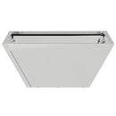 vidaXL Kerti cserép 5 pcs Ezüst 35 x 35 x 15 cm Horganyzott acél