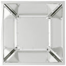 vidaXL Kerti cserép 5 pcs Ezüst 35 x 35 x 15 cm Horganyzott acél