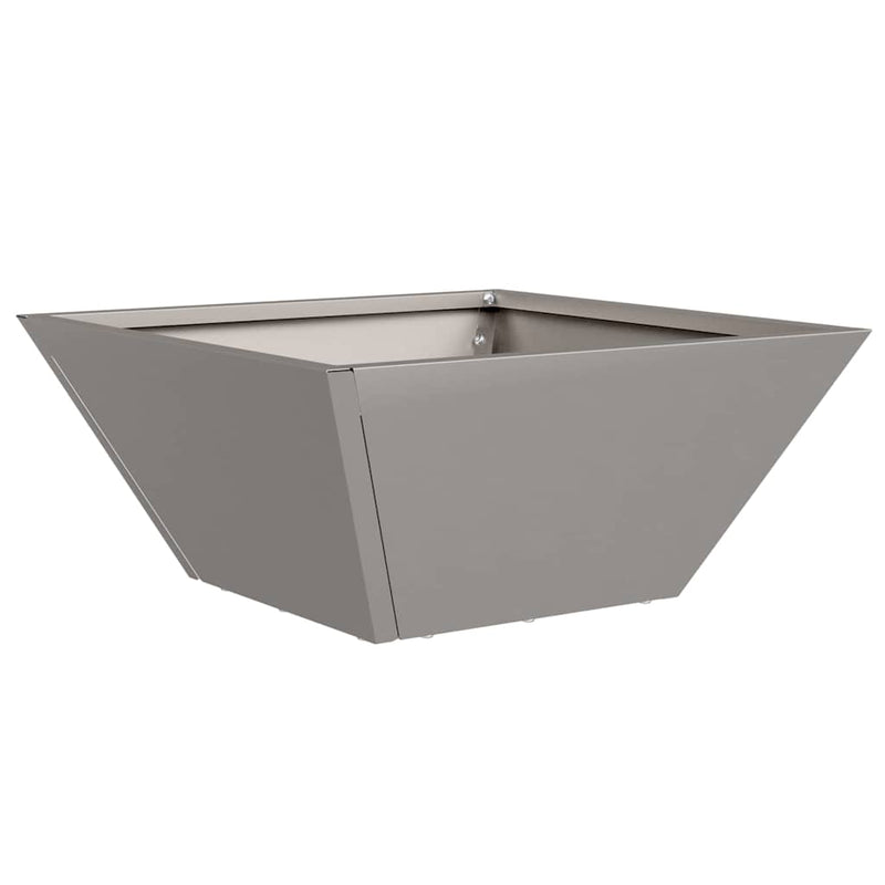 vidaXL Kerti Tál Ültető Rozsdás 35 x 35 x 15 cm időjárásálló acél