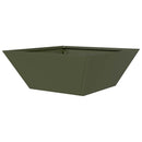 vidaXL Kerti cserép 5 pcs Olajzöld 40 x 40 x 15 cm