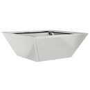 vidaXL Kerti cserép 5 pcs Ezüst 40 x 40 x 15 cm Horganyzott acél