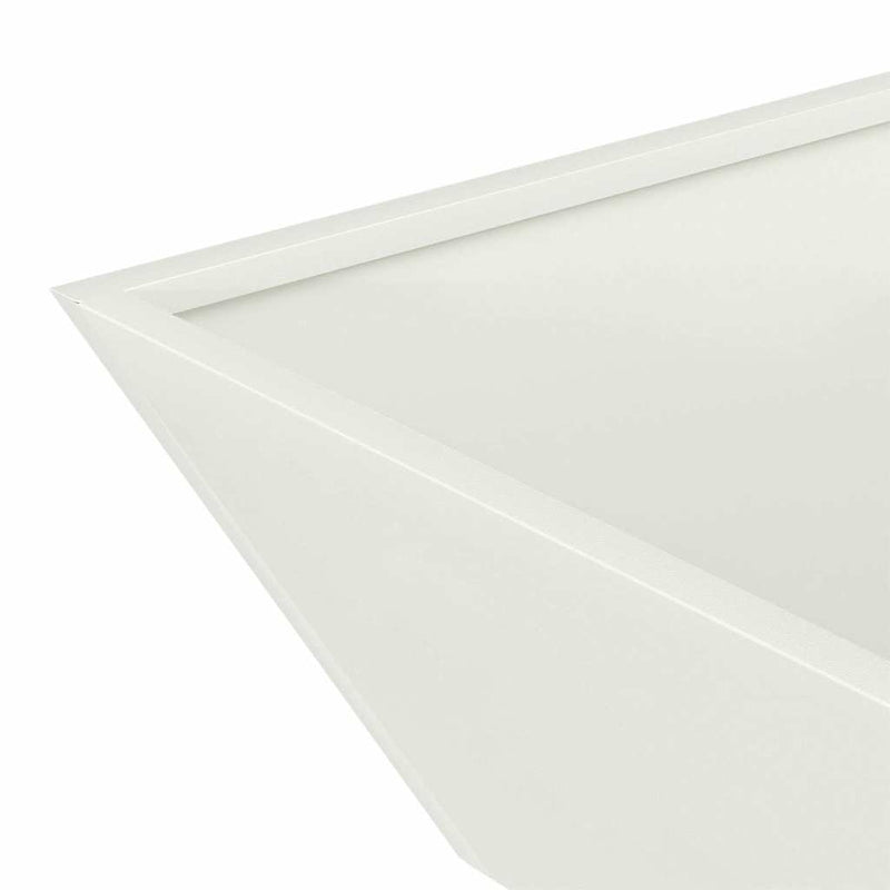 vidaXL Kerti Tál Ültető 5 pcs Fehér 50 x 50 x 15 cm Acél