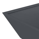 vidaXL Kerti cserép 5 pcs Antracit 50 x 50 x 15 cm